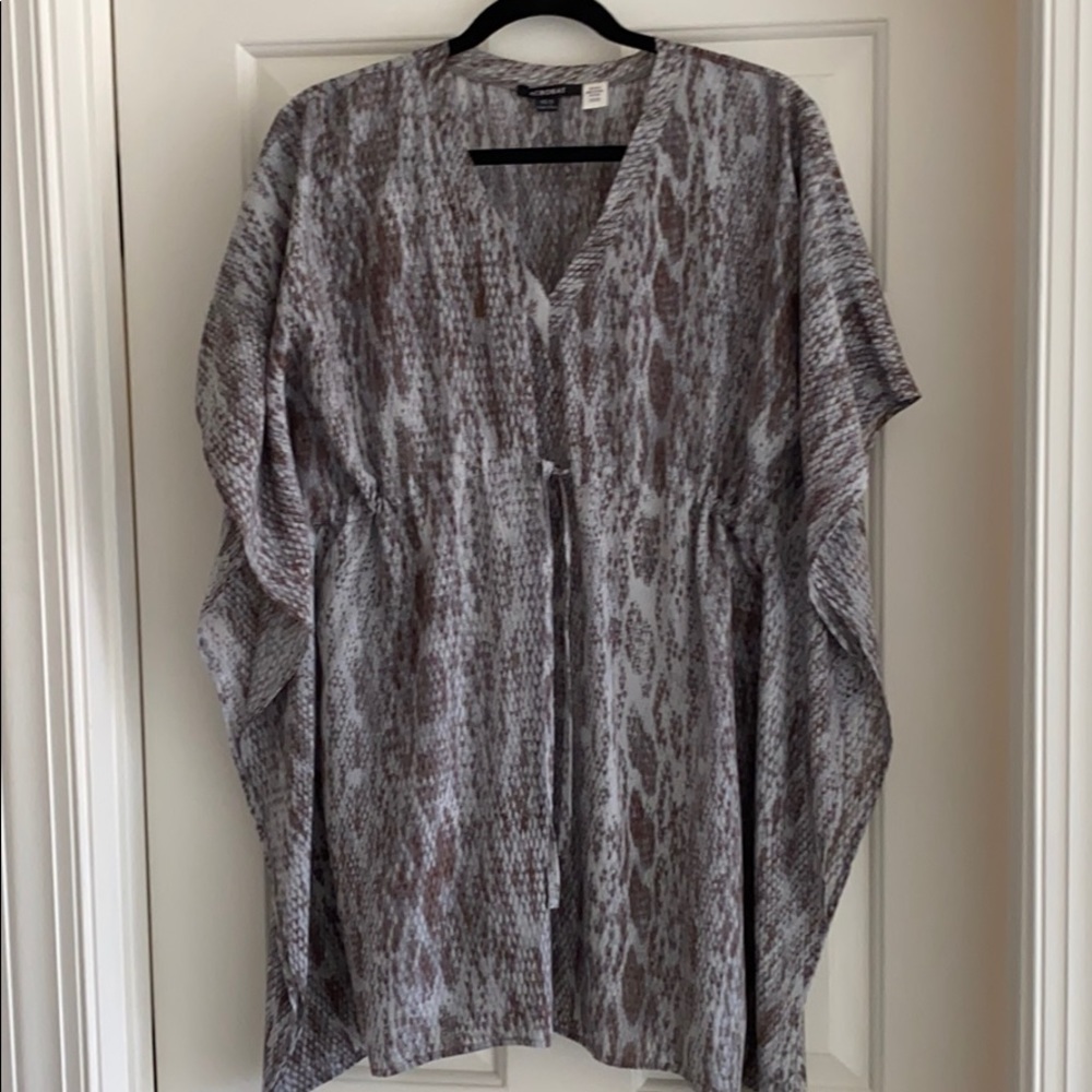 Acrobat Python Silk Dress And Beach/Pool Coverup - image 1